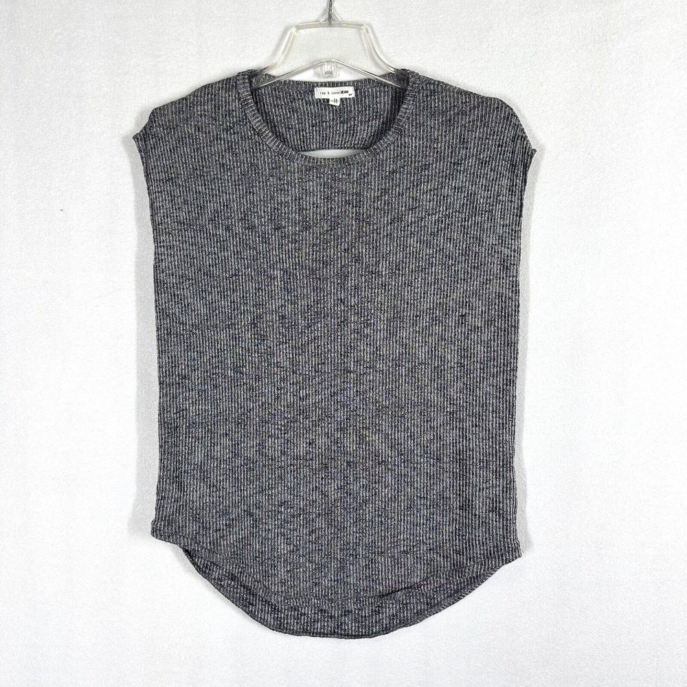 Rag And Bone Knit Top Muscle Tee S Cut Out Drape Back Detail Pullover Casual‎